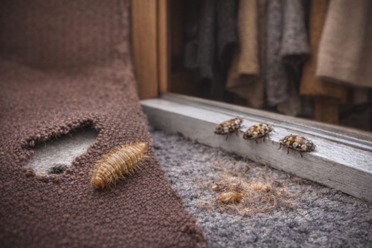 Tæppebiller: sådan opdager du dem i tide (før de æder løs)