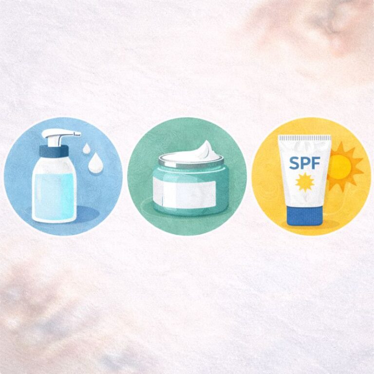 Sådan bygger du en enkel hudplejerutine der virker (uden 12 trin og forvirring)